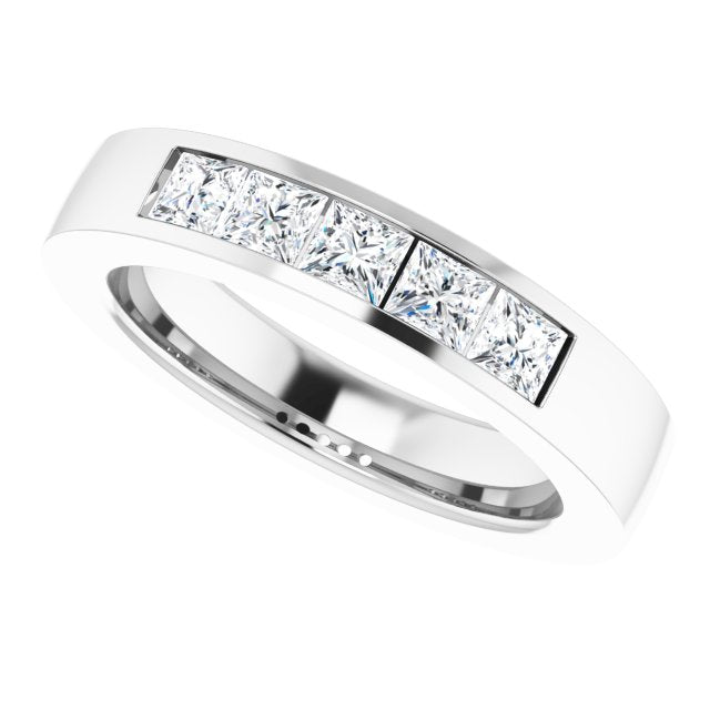 1/2 CTW Lab-Grown Diamond Anniversary Band, 3.9 mm