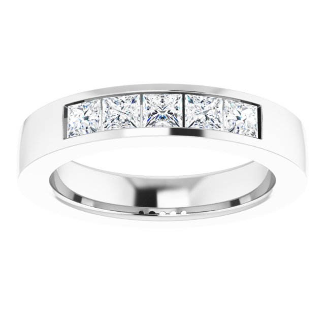 1/2 CTW Lab-Grown Diamond Anniversary Band, 3.9 mm