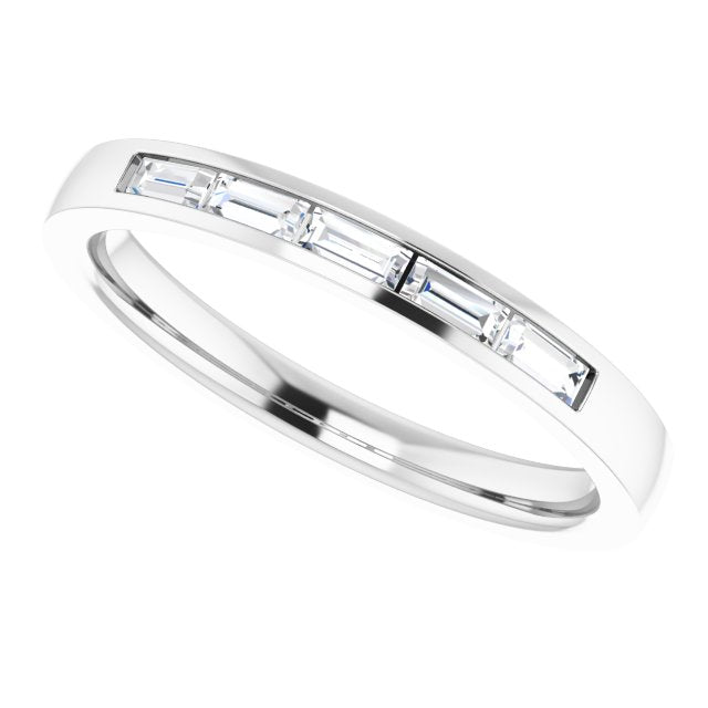 1/5 CTW Natural Diamond Anniversary Band, 3 mm