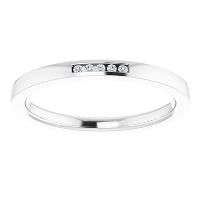 .02 CTW Natural Diamond Anniversary Band