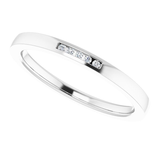 .02 CTW Lab-Grown Diamond Anniversary Band