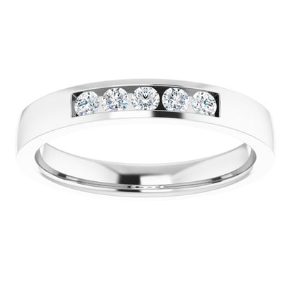 1/6 CTW Lab-Grown Diamond Anniversary Band, 3 mm