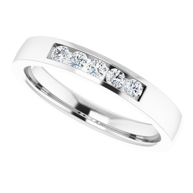 1/6 CTW Lab-Grown Diamond Anniversary Band, 3 mm
