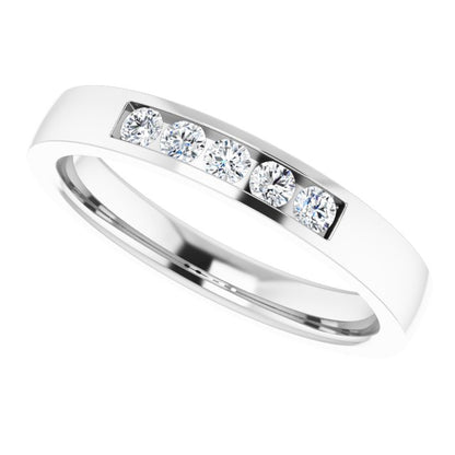 1/6 CTW Lab-Grown Diamond Anniversary Band, 3 mm