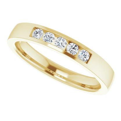1/6 CTW Lab-Grown Diamond Anniversary Band, 3 mm