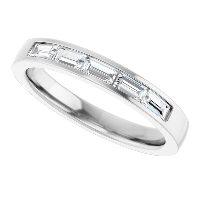 1/2 CTW Lab-Grown Diamond Anniversary Band, 3 mm