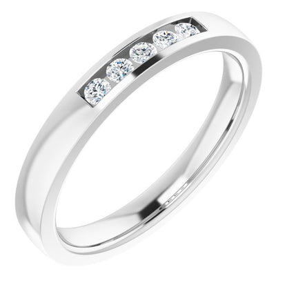 .08 CTW Natural Diamond Anniversary Band