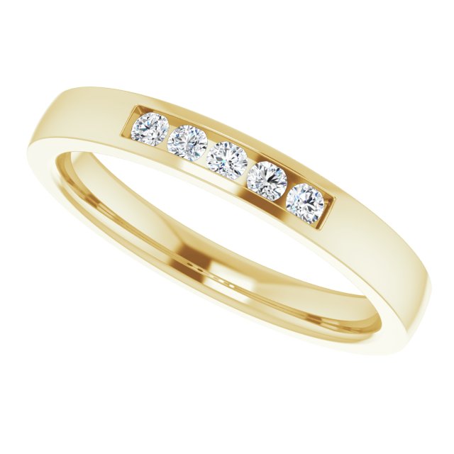 .08 CTW Natural Diamond Anniversary Band