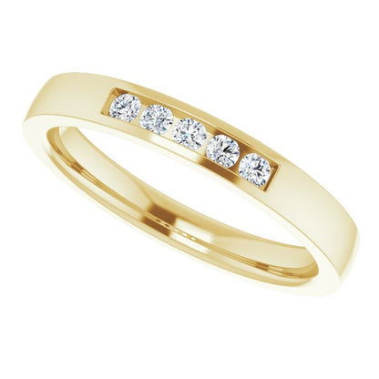 .08 CTW Natural Diamond Anniversary Band