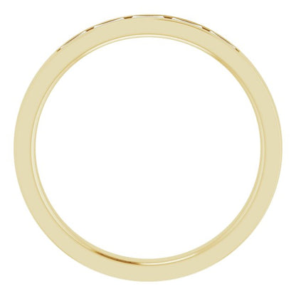 1/3 CTW Lab-Grown Diamond Anniversary Band, 2.7 mm