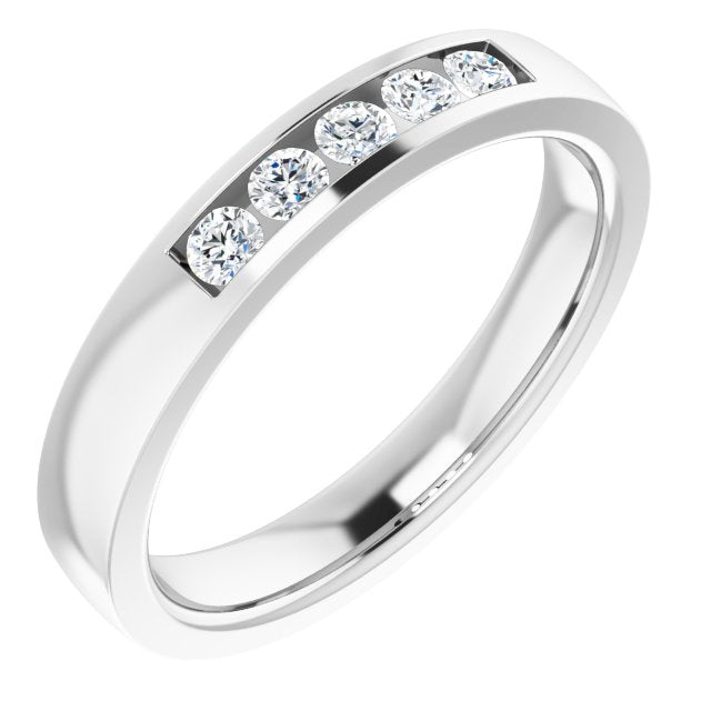 1/6 CTW Lab-Grown Diamond Anniversary Band, 3 mm