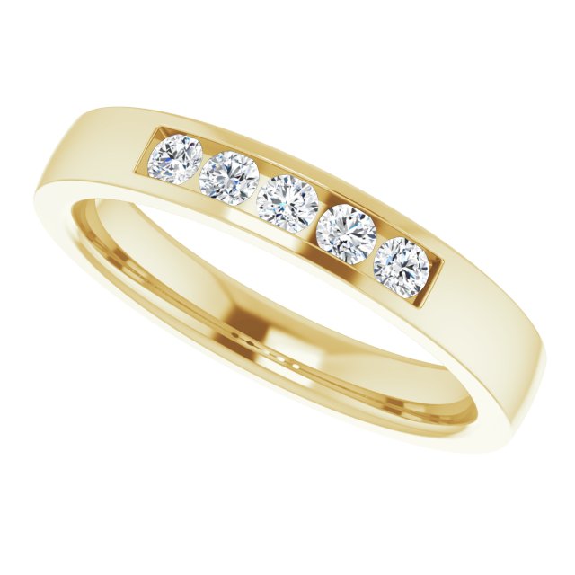 1/6 CTW Lab-Grown Diamond Anniversary Band, 3 mm