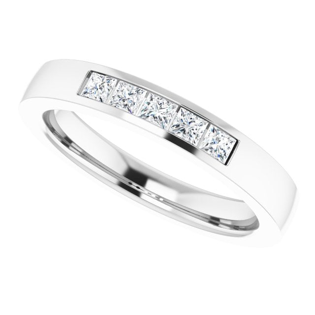 1/5 CTW Lab-Grown Diamond Anniversary Band
