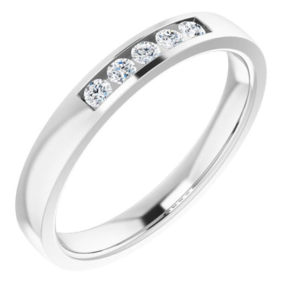 1/6 CTW Lab-Grown Diamond Anniversary Band, 2.7 mm