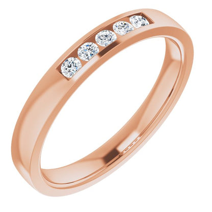 1/6 CTW Lab-Grown Diamond Anniversary Band, 2.7 mm