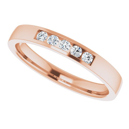 1/6 CTW Lab-Grown Diamond Anniversary Band, 2.7 mm