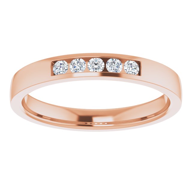 1/6 CTW Lab-Grown Diamond Anniversary Band, 2.7 mm