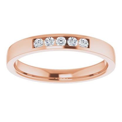 1/6 CTW Lab-Grown Diamond Anniversary Band, 2.7 mm