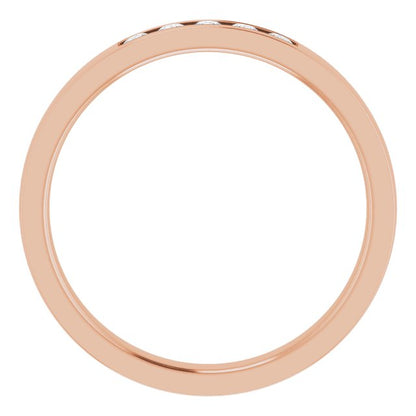 1/6 CTW Lab-Grown Diamond Anniversary Band, 2.7 mm