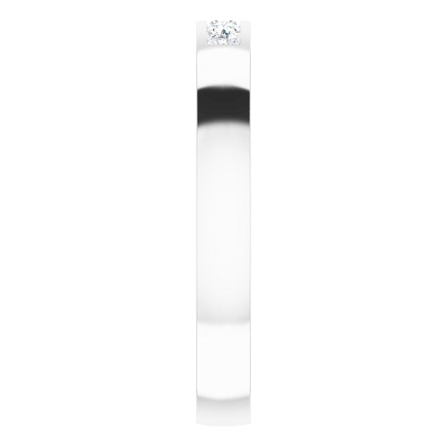 1/6 CTW Lab-Grown Diamond Anniversary Band, 2.7 mm