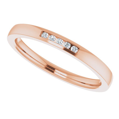 .04 CTW Lab-Grown Diamond Anniversary Band