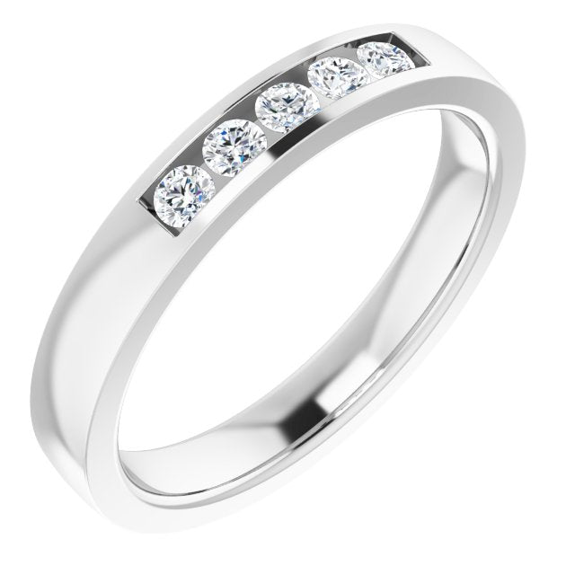 1/4 CTW Lab-Grown Diamond Anniversary Band, 3 mm