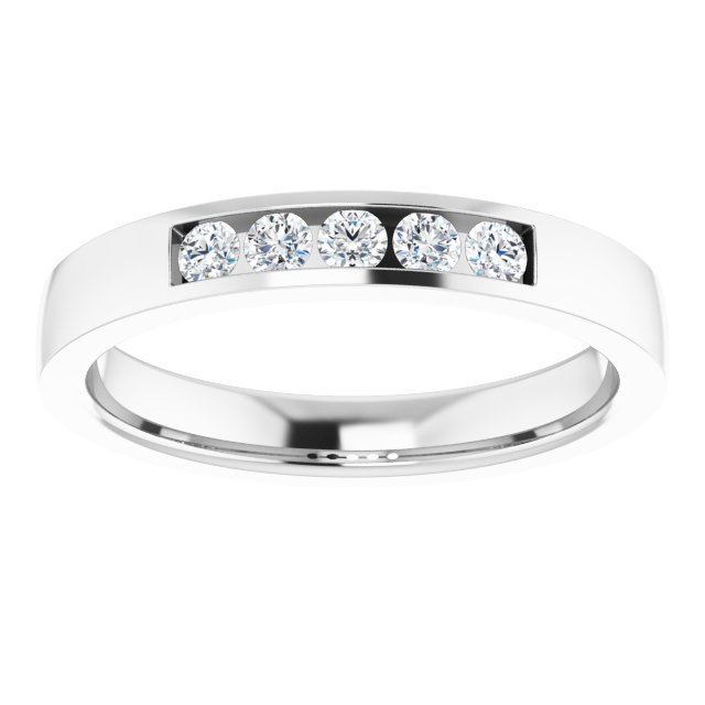 1/4 CTW Lab-Grown Diamond Anniversary Band, 3 mm