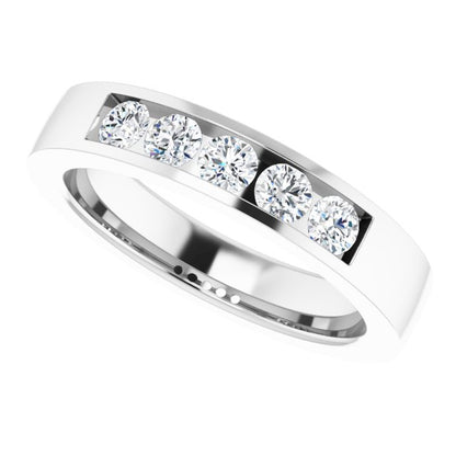 1/2 CTW Natural Diamond Anniversary Band, 4.2 mm