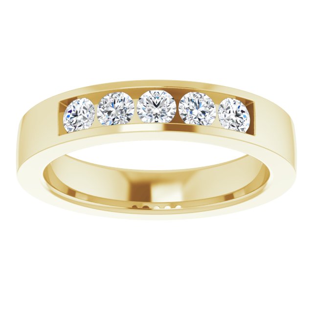 1/2 CTW Natural Diamond Anniversary Band, 4.2 mm