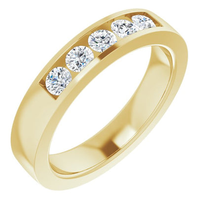 1/2 CTW Lab-Grown Diamond Anniversary Band, 4.2 mm