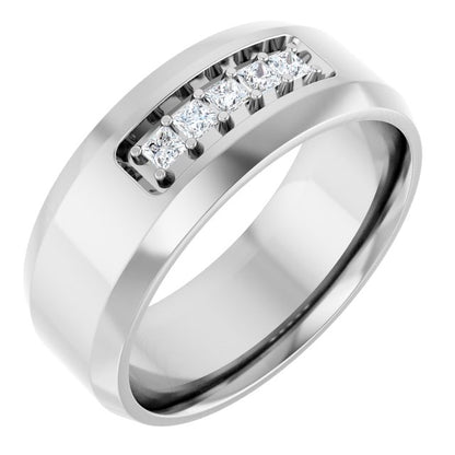 1/5 CTW Lab-Grown Diamond Band, 8.5 mm