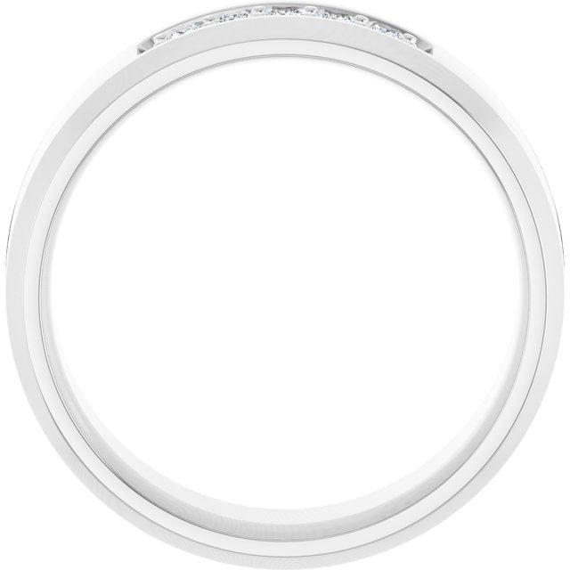 1/5 CTW Lab-Grown Diamond Band, 8.5 mm