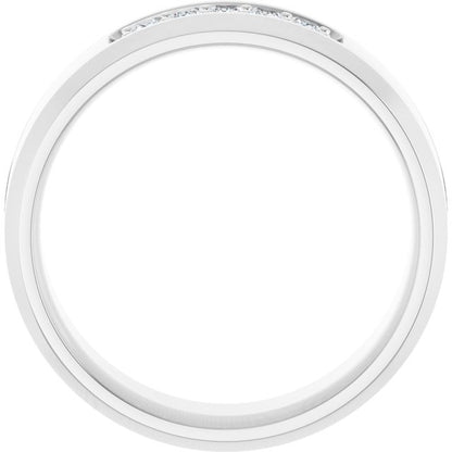 1/5 CTW Lab-Grown Diamond Band, 8.5 mm