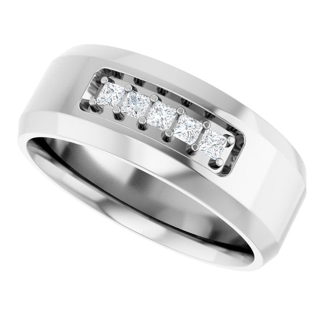 1/5 CTW Lab-Grown Diamond Band, 8.5 mm