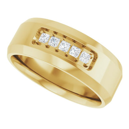 1/5 CTW Lab-Grown Diamond Band, 8.5 mm