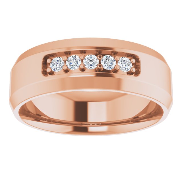 1/6 CTW Lab-Grown Diamond Band, 8 mm