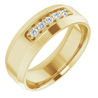 1/6 CTW Lab-Grown Diamond Band, 8 mm