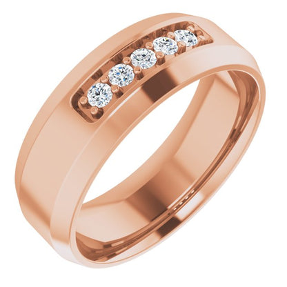 1/6 CTW Lab-Grown Diamond Band, 8 mm