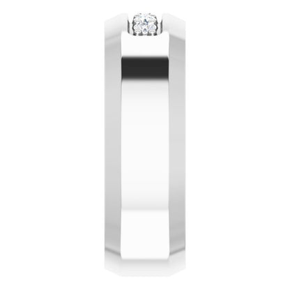 1/6 CTW Lab-Grown Diamond Band, 8 mm