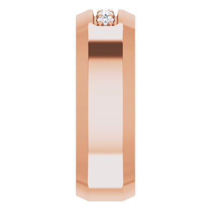 1/6 CTW Lab-Grown Diamond Band, 8 mm