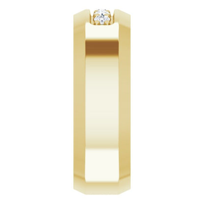 1/6 CTW Lab-Grown Diamond Band, 8 mm