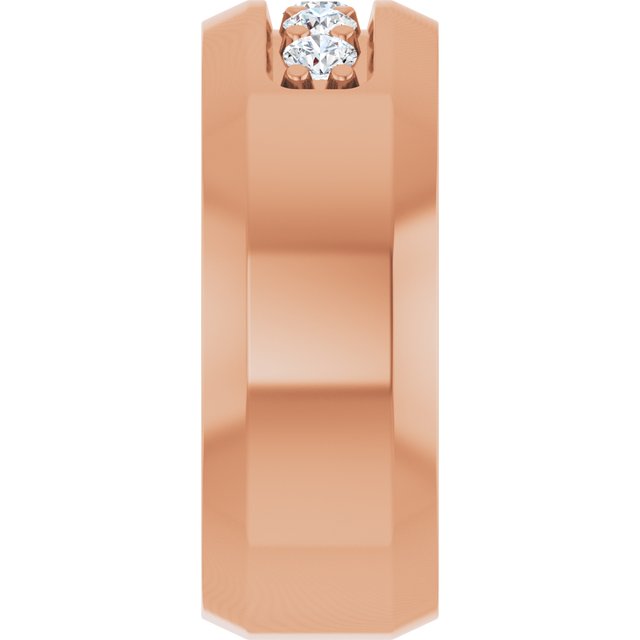 1/6 CTW Lab-Grown Diamond Band, 8 mm