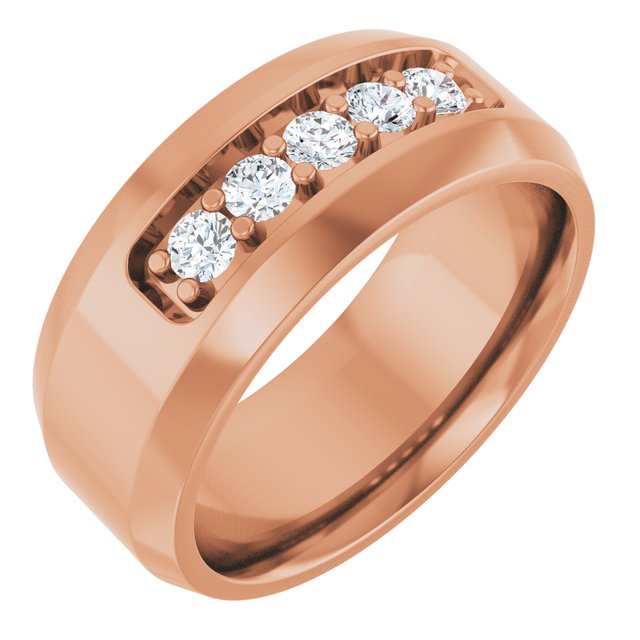 1/6 CTW Lab-Grown Diamond Band, 8 mm
