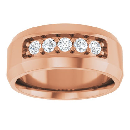 1/6 CTW Lab-Grown Diamond Band, 8 mm
