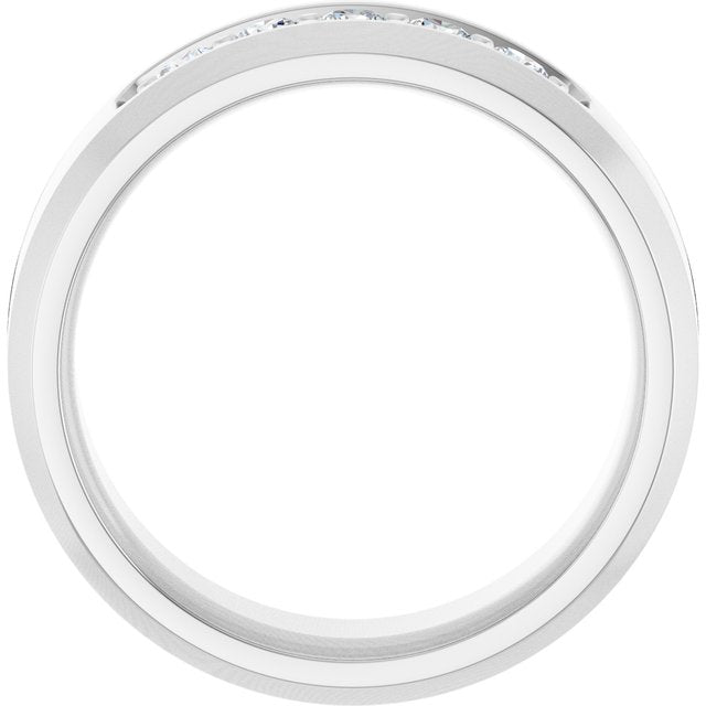 1/6 CTW Lab-Grown Diamond Band, 8 mm