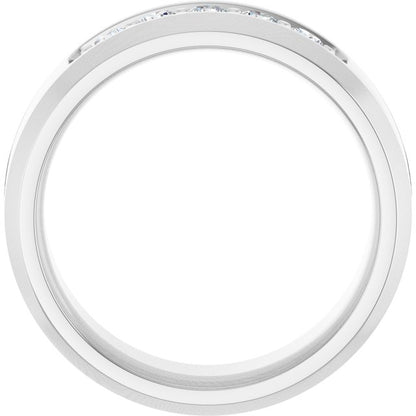 1/6 CTW Lab-Grown Diamond Band, 8 mm
