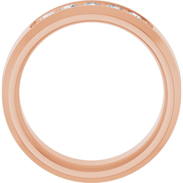 1/6 CTW Lab-Grown Diamond Band, 8 mm