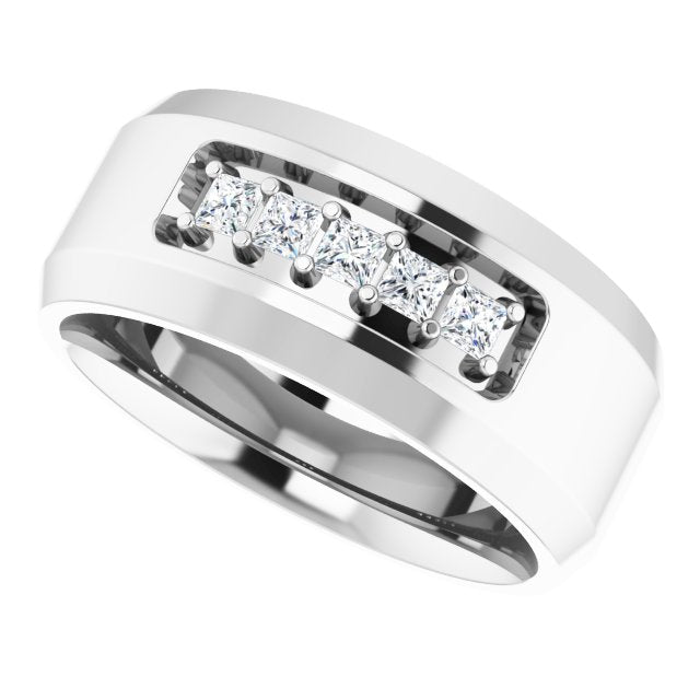 1/5 CTW Lab-Grown Diamond Band, 8.5 mm