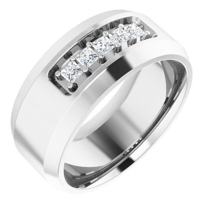 1/5 CTW Lab-Grown Diamond Band, 8.5 mm
