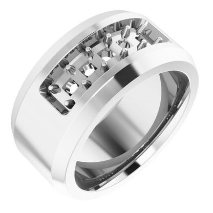 3/4 CTW Lab-Grown Diamond Band, 11 mm